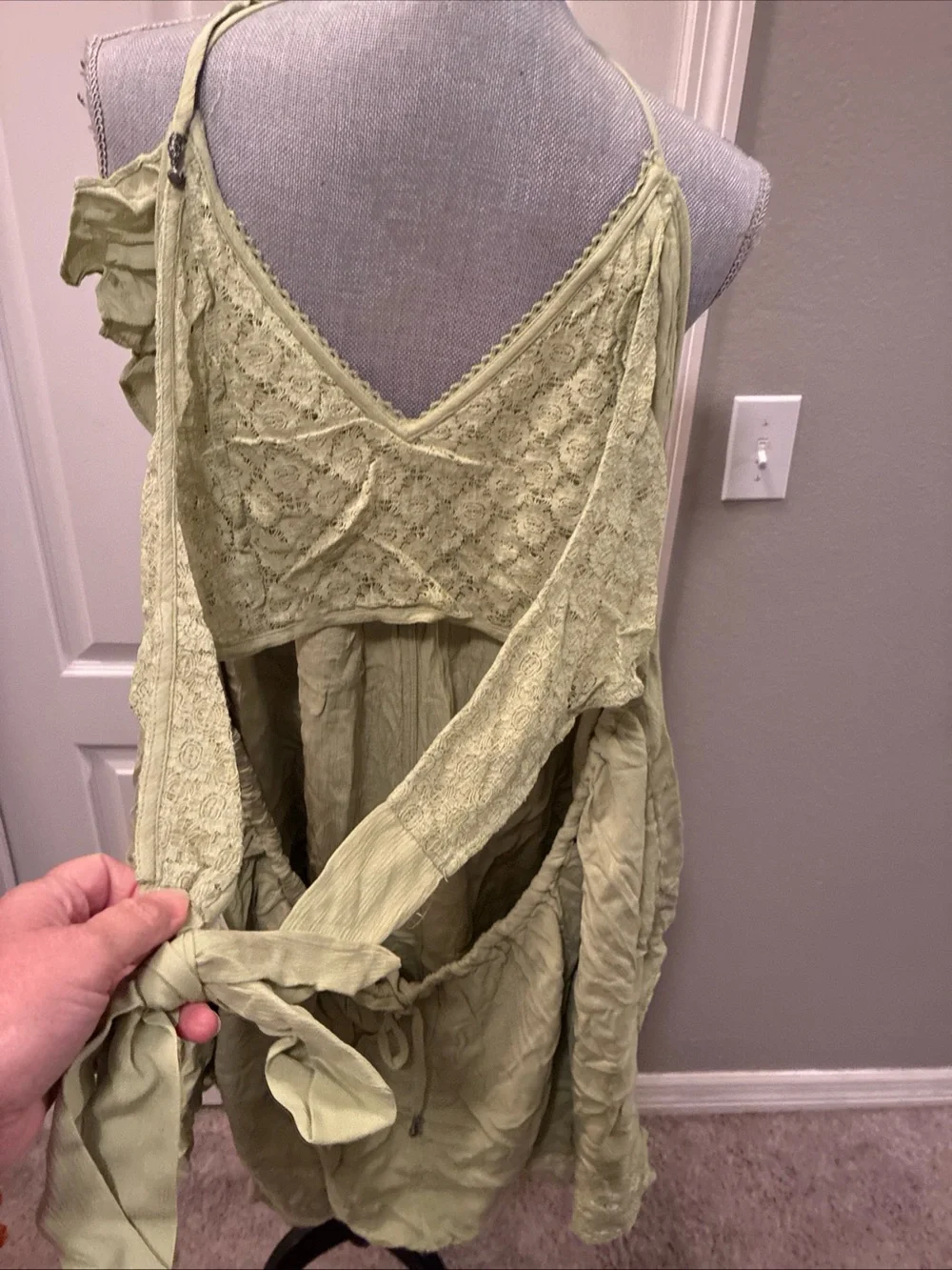 Free people feeling floral romper size large